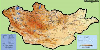 Mongólia térképen