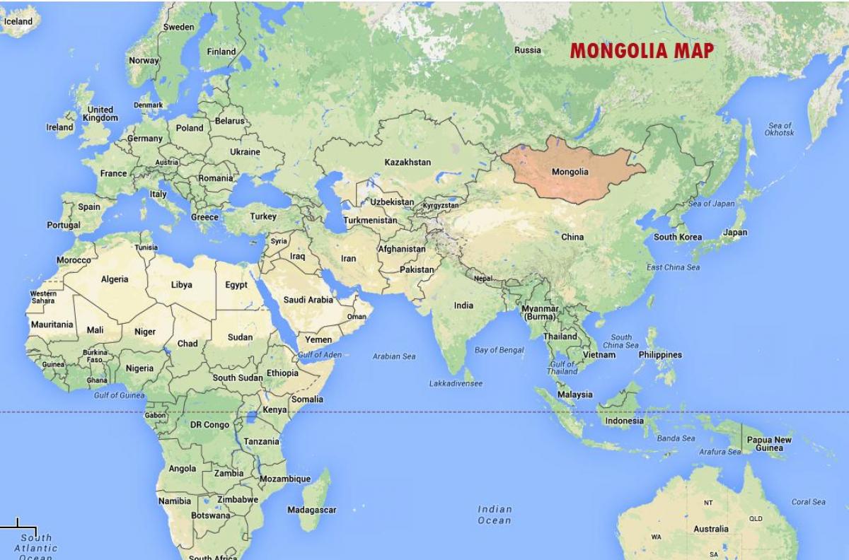ulan bator-Mongólia térkép